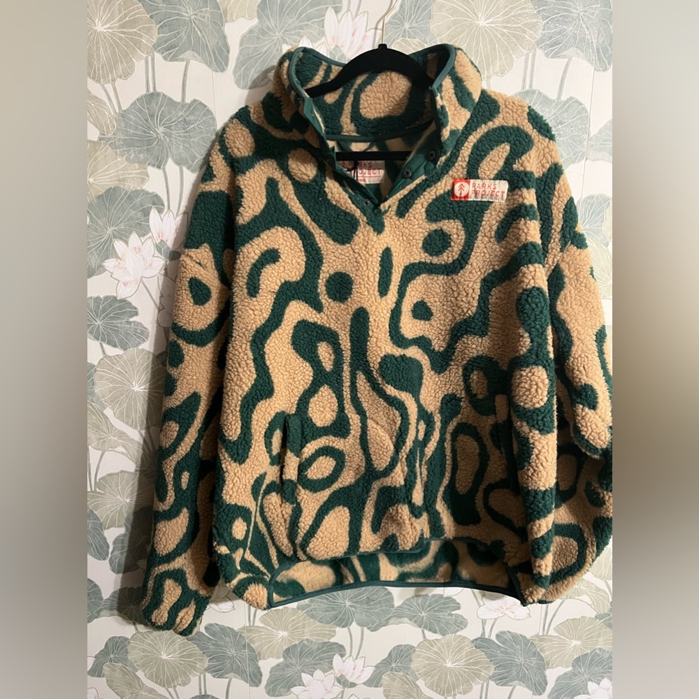 RARE SOLD OUT Parks Project Yellowstone Geyser Trail Sherpa